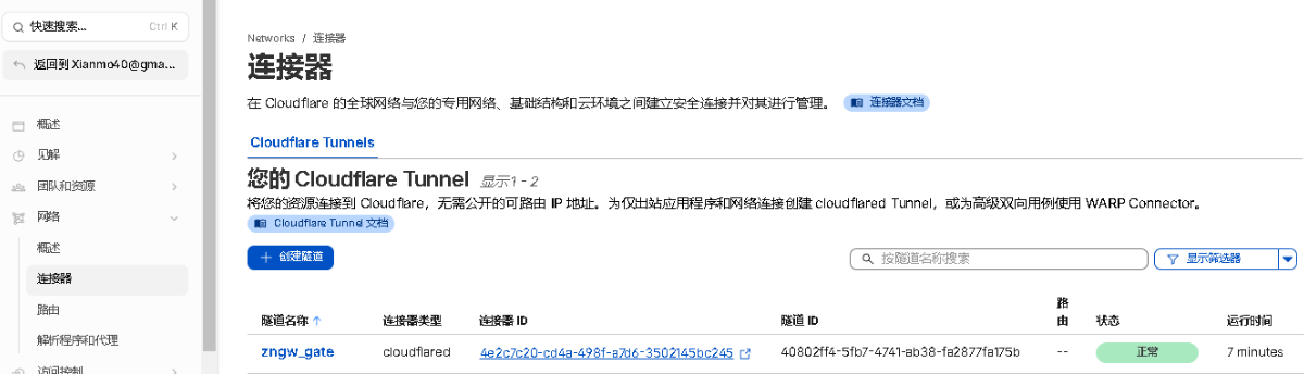 使用Cloudflare Tunnels为免费实现内网穿透